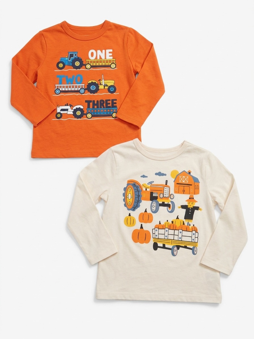 NWOT The Children's Place Lot x 2 Boys Long Sleeve Tees Size 3